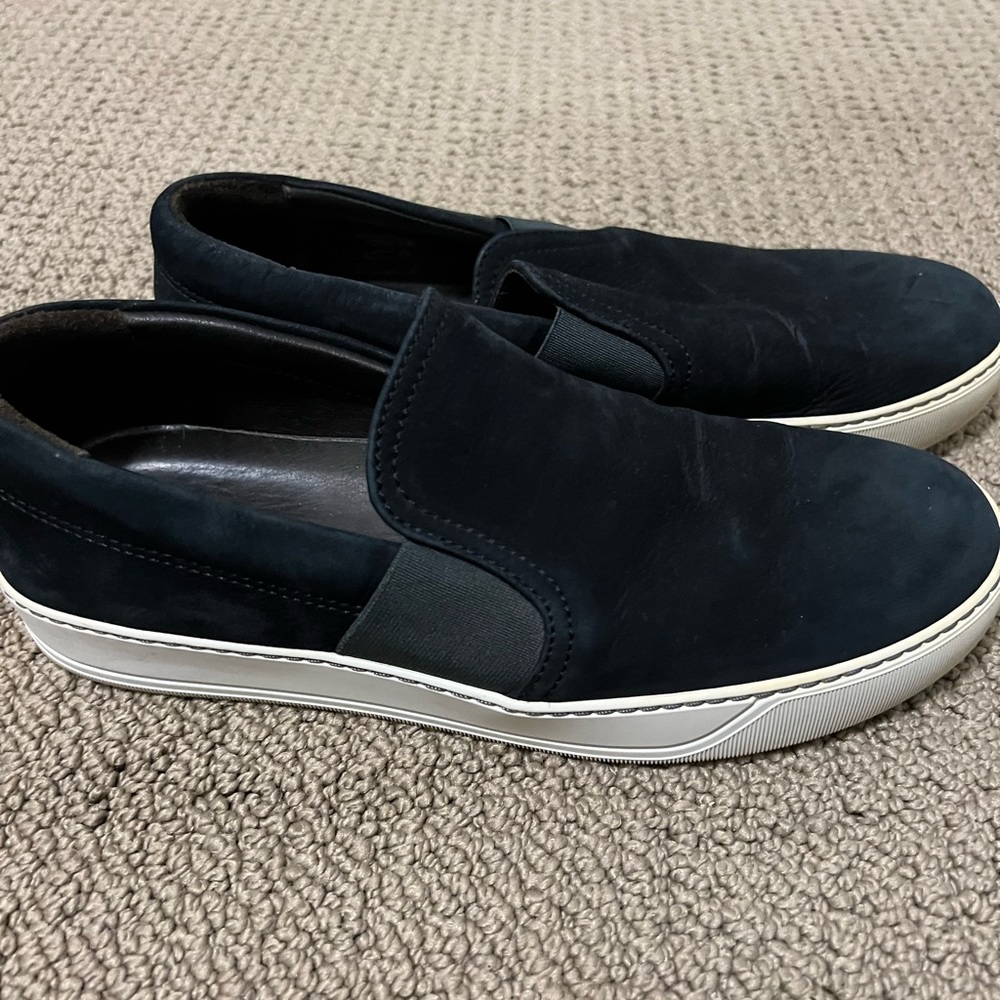 Lanvin mens slip ons